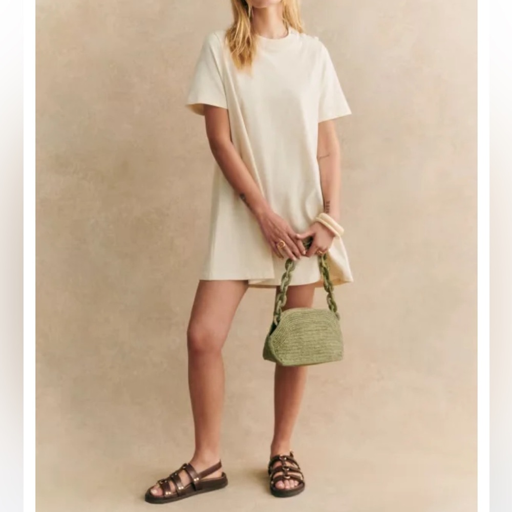 NWT Sézane Selena dress in cream medium